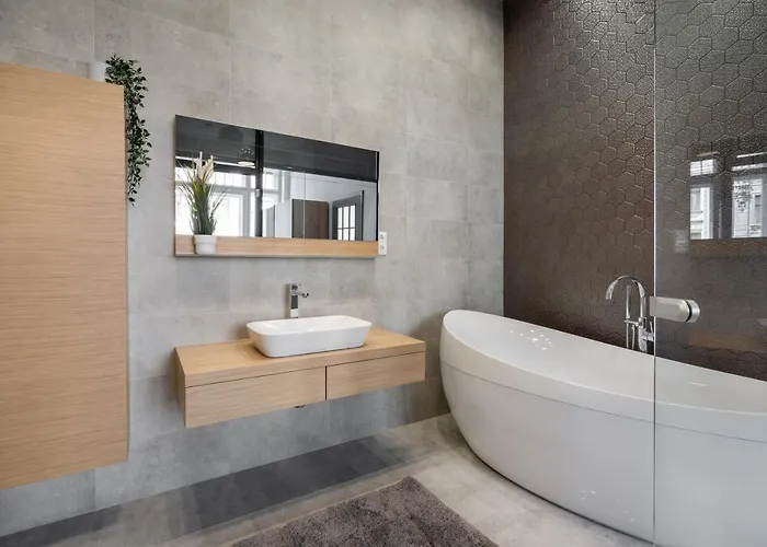 Buenos Boutique - A/c, 2 Bathrms, Amazing View Apartament Budapesta